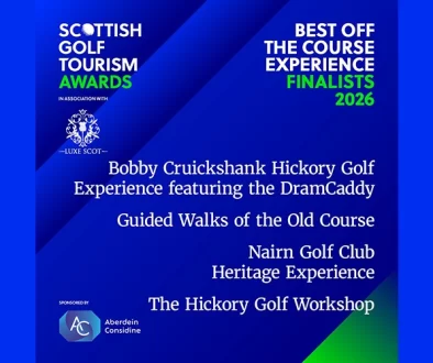 The Dramcaddy shortlisted in Scottish Golf Tourism Awards
