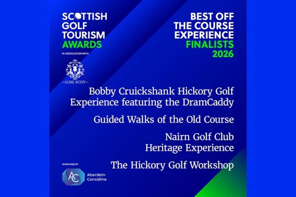 The Dramcaddy shortlisted in Scottish Golf Tourism Awards