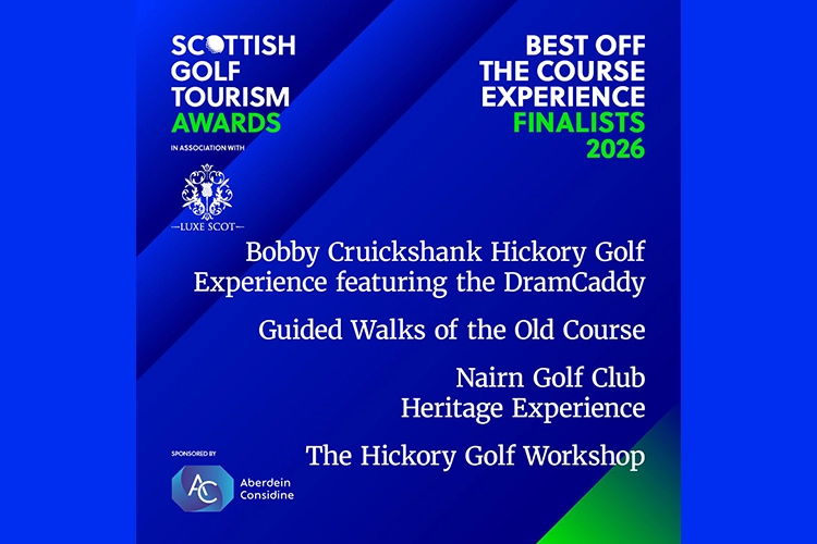 The Dramcaddy shortlisted in Scottish Golf Tourism Awards